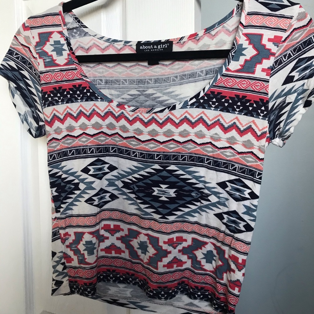 Print Crop Top